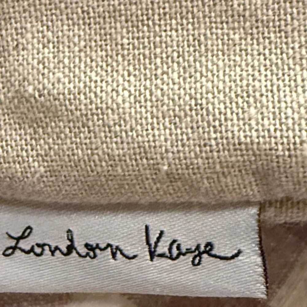 Christmas Holiday Dog Embroidered Pillow Cover London Kaye